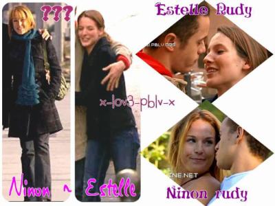 qui se cache a coter de ninon et a coter deestele