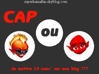 cap ou pas cap de metre10 com sur mon blog